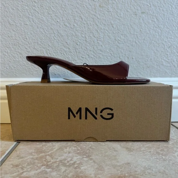 Mango Open-Toe Kitten Heels - Picture 5 of 9